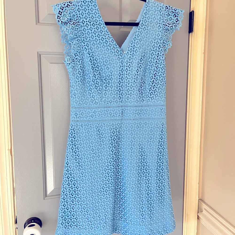 Draper James Gingham lattice dress size 6